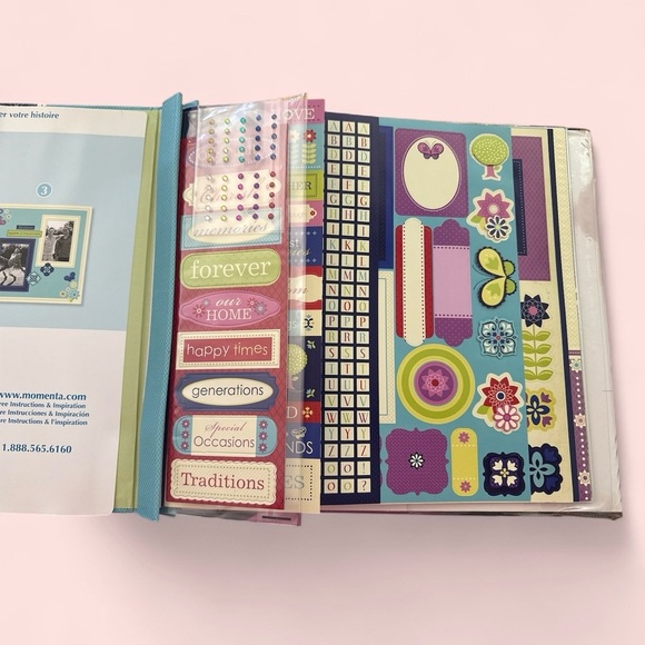 Scrapbook Album - Blue and Green - Picture 3 of 5